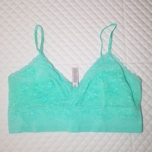 Green Lace Victoria's Secret Bralette